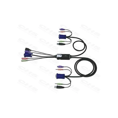 ATEN KVM Switch 2PC PS/2+USB+kábel