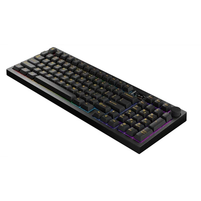 AVAX Vezetékes/Vezeték Nélküli Billentyűzet GM03 PRO USB, Fekete, Mechanikus, Red Switch, HUN