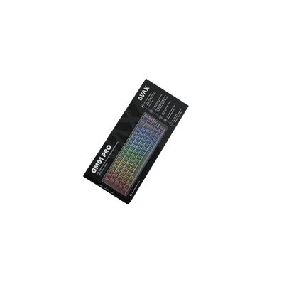 AVAX Vezetékes/Vezeték Nélküli Billentyűzet GM01 PRO USB, Fekete, Mechanikus, Brown Switch, HUN