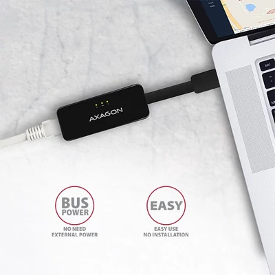 AXAGON ADE-XR USB 2.0 FAST ETHERNET (USB 2.0 Ethernet 10/100 adapter automatikus telepítéshez)