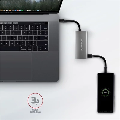 AXAGON HMC-4G2 Superspeed négyportos USB-C HUB
