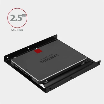 AXAGON RHD-125B 3.5"-ről 2.5"-re SSD/HDD beépítő keret, fekete
