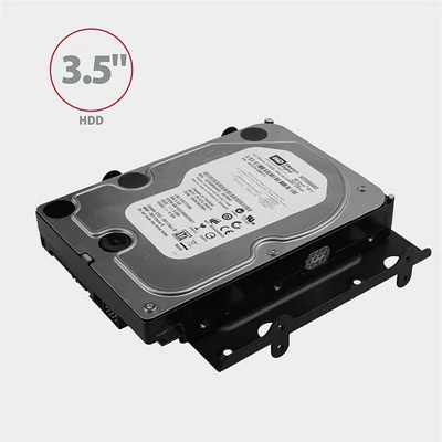 AXAGON RHD-435 5,25"-ről 4 db 2.5" vagy 1 db 3.5" és 2 db 2.5" SSD/HDD beépítő keret