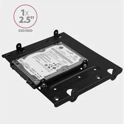AXAGON RHD-435 5,25"-ről 4 db 2.5" vagy 1 db 3.5" és 2 db 2.5" SSD/HDD beépítő keret