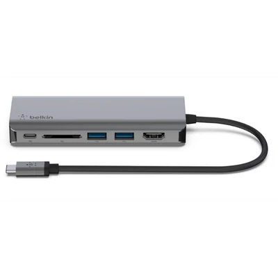 BELKIN USB-C 6-IN-1 MULTIPORT ADAPTER, HUB