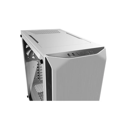 BE QUIET! Ház Midi ATX Pure Base 500 Tápegység nélkül, Fehér Üvegfalú