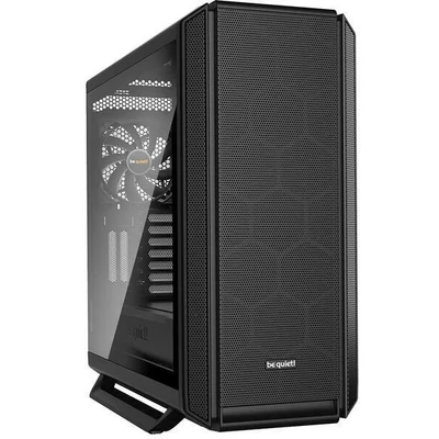 BE QUIET! Ház Midi ATX Silent Base 802 Tápegység nélkül, Fekete Üvegfalú