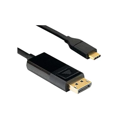 BLACKBIRD Kábel USB Type-C male to HDMI male (DP ALT MODE) 4k 60Hz 2m, Fekete