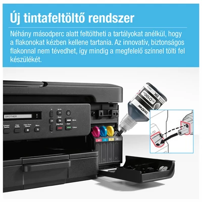 BROTHER Tintasugaras MFP NY/M/S DCP-T730W, színes, 16 lap/perc, WiFi/USB, 6000x1200dpi, ADF, duplex, 128MB