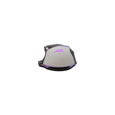 BARACUDA W029909 MANTA-W, BGM-042W gamer egér,8D, fehér, 12800 dpi