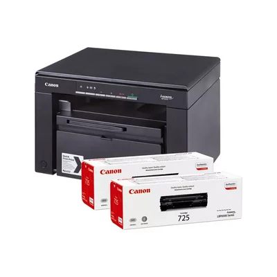 CANON Lézer MFP 3in1 i-SENSYS MF3010 BUNDLE (+2db CRG725-tel), A4, FF 18 l/p, USB, 64MB
