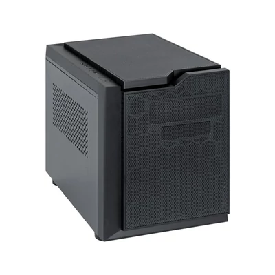 CHIEFTEC Ház Gaming Cube mATX, Tápegység nélkül, Fekete