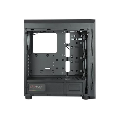CHIEFTEC Ház Gaming Scorpion 2, ATX, 4x120mm RGB ventilátor, RGB vezérlő, Tápegység nélkül, Edzett Üveg, Fekete