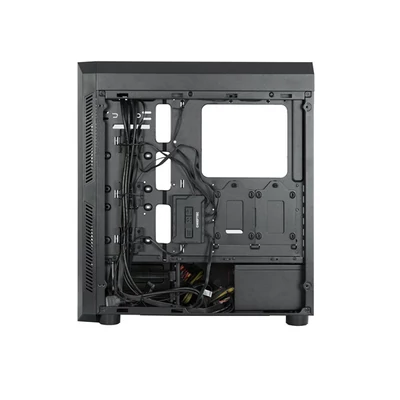 CHIEFTEC Ház Gaming Scorpion 2, ATX, 4x120mm RGB ventilátor, RGB vezérlő, Tápegység nélkül, Edzett Üveg, Fekete
