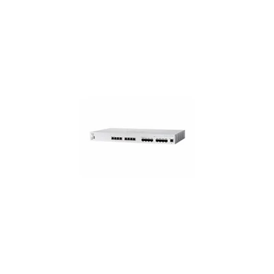 CISCO Switch 8x10000Mbps + 8x10000Mbps SFP+, Fémházas, Rackes, Menedzselhető - CBS350-16XTS-EU
