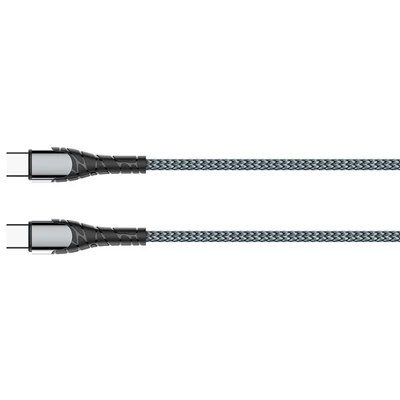 COLORWAY Kábel, Type-C - Type-C (PD Fast Charging 65W) 3.0A 2m gray (CW-CBPDCC039-GR)
