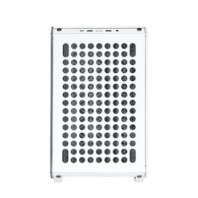 COOLER MASTER Ház Mid ATX QUBE 500 FLATPACK WHITE EDITION, 1db Ventilátorral, Tápegység nélkül, fehér