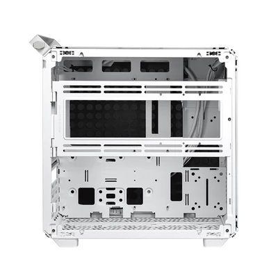 COOLER MASTER Ház Mid ATX QUBE 500 FLATPACK WHITE EDITION, 1db Ventilátorral, Tápegység nélkül, fehér