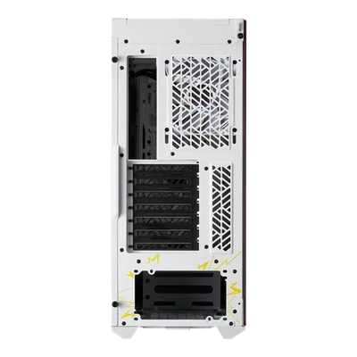 COOLER MASTER Ház Midi ATX MasterBox TD500 MESH V2 RYU, 4db ARGB Ventilátorral, Tápegység nélkül, Edzett Üveg, fehér
