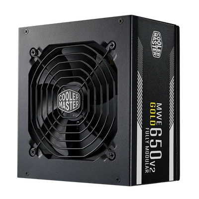 COOLER MASTER Tápegység Moduláris, MWE 650W, 12cm, 80+ Gold V2, Aktív PFC