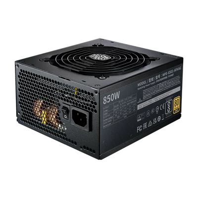 COOLER MASTER Tápegység Moduláris, MWE GOLD 850 V2 ATX 3.0, 12cm, 80+ Gold