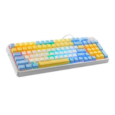 COOLER MASTER Vezetékes Billentyűzet CK570 RGB Mechanikus Gaming, Red Switch, Chun-Li Edition, angol