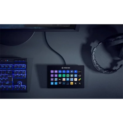 CORSAIR ELGATO STREAM DECK XL, 32 Testreszabható LCD Billentyű, fekete