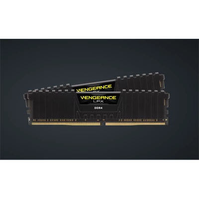 CORSAIR Memória VENGEANCE DDR4 16GB 3200MHz C16 LPX (Kit of 2), fekete