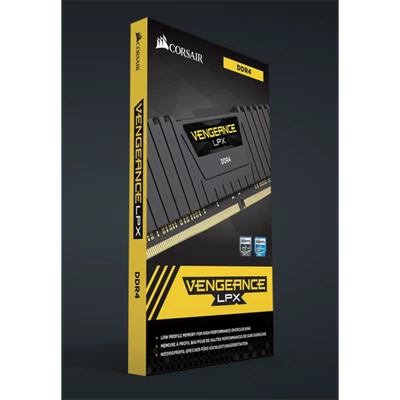 CORSAIR Memória VENGEANCE DDR4 16GB 3200MHz C16 LPX, XMP 2.0 (Kit of 2), fekete