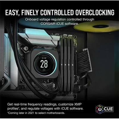 CORSAIR Memória VENGEANCE DDR5 32GB 5200MHz C40 INTEL (Kit of 2), fekete