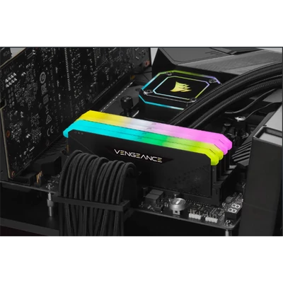 CORSAIR Memória VENGEANCE RGB DDR4 16GB 3200MHz C16 RS (Kit of 2), fekete