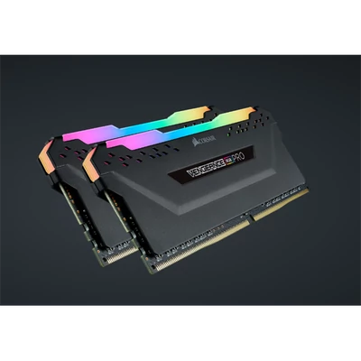 CORSAIR Memória VENGEANCE RGB PRO DDR4 16GB 3600MHz C18 (Kit of 2), AMD Ryzen Memory Kit, fekete