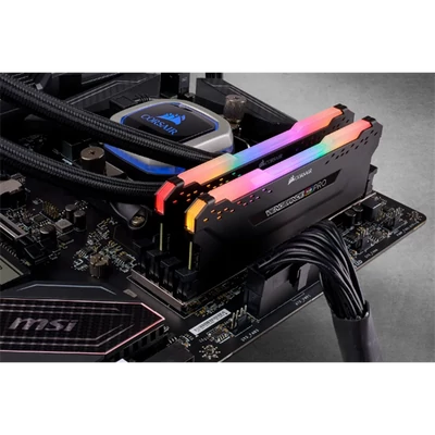 CORSAIR Memória VENGEANCE RGB PRO DDR4 32GB 3200MHz C16 (Kit of 2), fekete