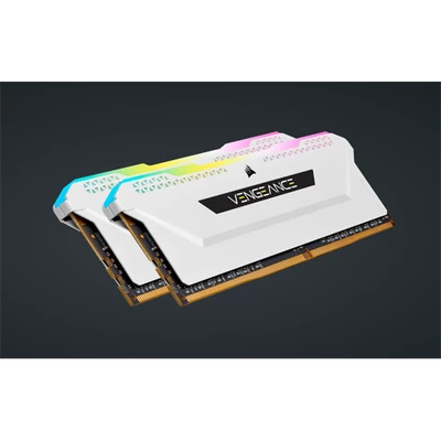 CORSAIR Memória VENGEANCE RGB PRO DDR4 32GB 3200MHz C16 SL (Kit of 2), fehér