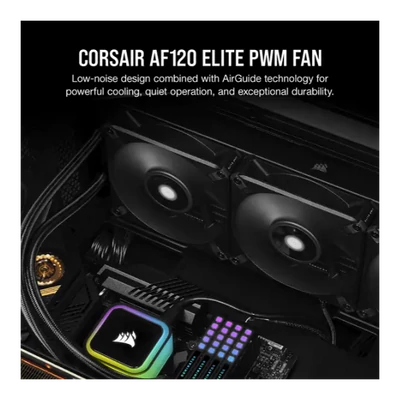CORSAIR Rendszerhűtő Ventilátor, AF120 ELITE, 12cm, fekete