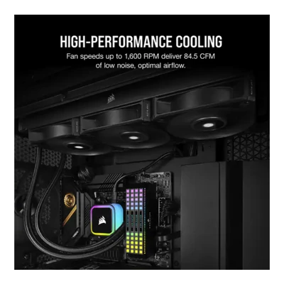 CORSAIR Rendszerhűtő Ventilátor, AF140 ELITE, 14cm, fekete
