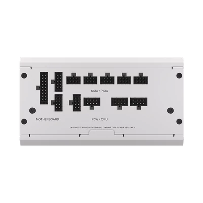 CORSAIR Tápegység Moduláris, RM850x Shift White, 850W, 14cm, 80+ Gold