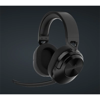 CORSAIR Vezeték Nélküli Headset, HS55 WIRELESS Gaming, 7.1 Hangzás, fekete