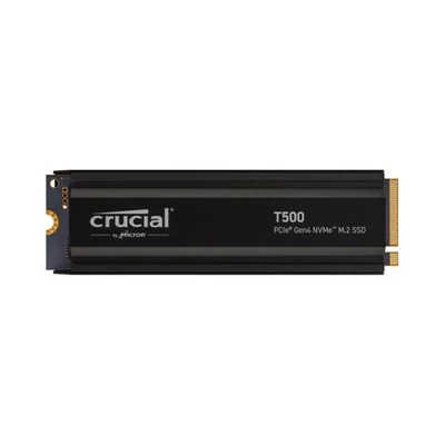 CRUCIAL SSD M.2 PCIe Gen4 NVMe 2TB T500 with heatsink