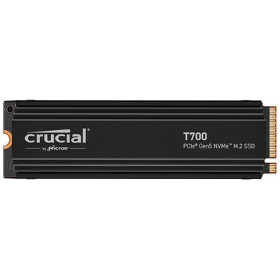 CRUCIAL SSD M.2 PCIe Gen5 NVMe 4TB T700 with heatsink