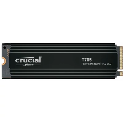 CRUCIAL SSD M.2 PCIe Gen5 NVMe 4TB T705 with heatsink