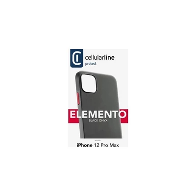 Cellularline tok BLACKONYXIPH12PRMK törésálló, iPhone 12 Pro Max, fekete