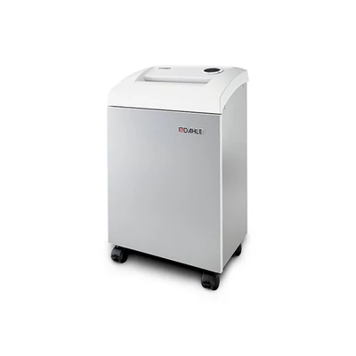 DAHLE Iratmegsemmisítő 504, Kártya/Gémkapocs, 5 lap (80gr), P-5/F-2/T-5/E-4, 2.0 mm 15.0 mm, 6m/min, 40 liter