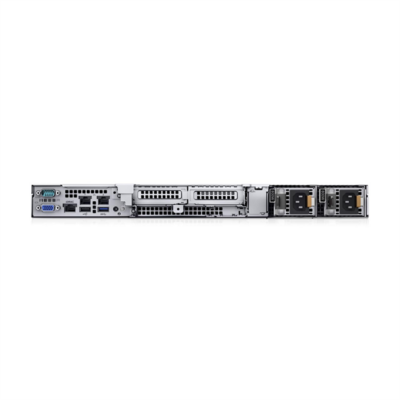 DELL EMC PowerEdge R350 rack szerver (4x3.5"), 4C E-2334 3.4GHz, 1x16GB, 1x1.2TB 10k SAS; H355, iD9 Ex., (1+1).