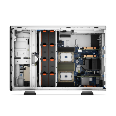 DELL EMC PowerEdge T550 torony szerver (8x3.5"), 1x10C S4310T 2.3GHz, 1x16GB, 1x12TB 7.2k SAS; H755, iD9 En., (1+1).