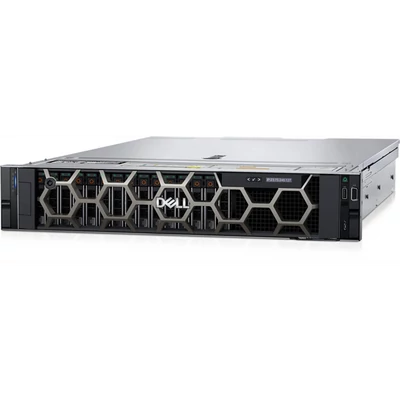 DELL ISG szerver - PE R550 rack (16x2.5"), 1x8C S4309Y 2.8GHz, 1x16GB, 1x480GB RI SSD; H755, iD9 En., 2x1100W.