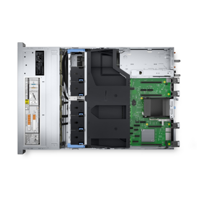 DELL ISG szerver - PE R550 rack (8x3.5"), 1x12C S4310 2.1GHz, 1x32GB, 1x480GB RI SSD; H755, iD9 En., (1+1).
