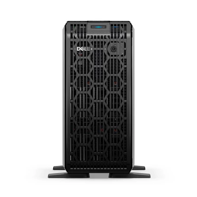 DELL ISG szerver - PE T360 torony (8x3.5"), 8C E-2468 2.6GHz, 1x16GB, 1x480GB RI SSD; H755, iD9 Ba., 2x700W.