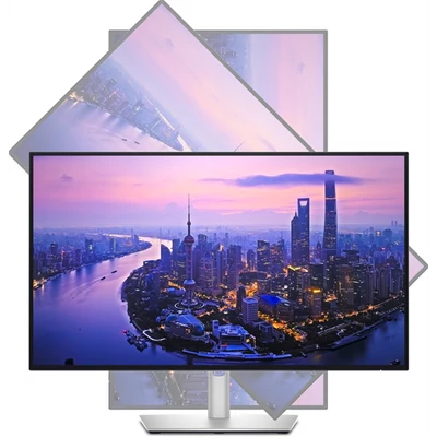 DELL LCD Monitor 27" U2725QE 4K UHD 3840x2160 120Hz IPS 16:9 3000:1, 450cd, 5ms, HDMI, DP, USB-C, Thunderbolt, fekete