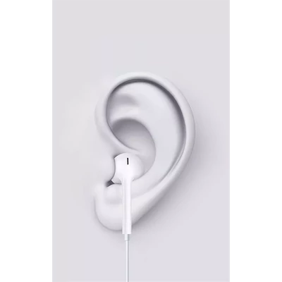 DEVIA UNIVERZÁLIS SZTEREÓ FELVEVŐS FÜLHALLGATÓ - LIGHTNING - STAR SERIES EARBUDS LIGHTNING EARPHONE - FEHÉR